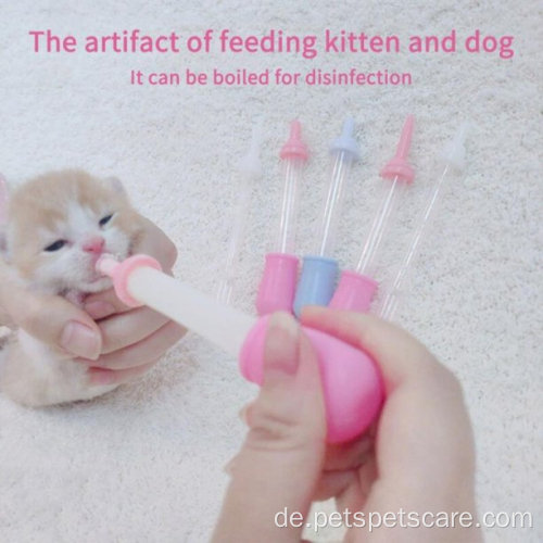 Neugeborene Katzen -Trinkfütterung Bady Pet Nursing Flasche